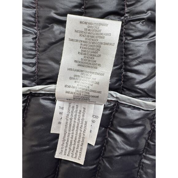 Calvin Klein Womens Packable Lightweight Premium Down Puffer Jacket XS Purple - Picture 12 of 16